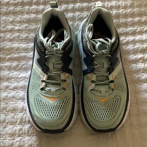 Hoka One One athletic shoes. Worn twice.